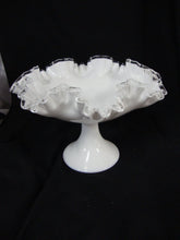 Load image into Gallery viewer, *Fenton, Large Round Silver Crest Fruit Bowl Stand, 12&quot;
