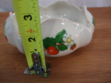 Load image into Gallery viewer, Vintage Bell Tarr 22K Gold Trim Strawberries and Butterflies Trinket Decor Bowl Dish