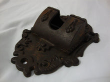 Load image into Gallery viewer, Vintage Wilton Cast Iron Ornate Wall Mount Match Stick Holder