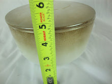 Load image into Gallery viewer, Vintage Federal Glass 1.5 Quart Mesa Metallic Ombre Cooking Serving Dish With Lid
