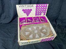 Load image into Gallery viewer, Vintage Anchor Hocking Snack Plate Set with Box