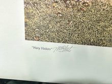 Load image into Gallery viewer, Vintage 1995 Artist Signed "Wary Strangers" by Mel Steele Lithograph, 337/2500