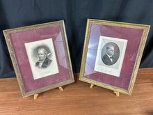 Load image into Gallery viewer, Vintage Framed Engraving Portrait of Winfield Scott Hancock Print