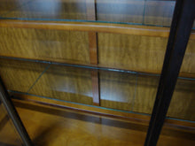 Load image into Gallery viewer, Vintage Bassett Furniture Oriental Two Piece China Hutch Display Cabinet
