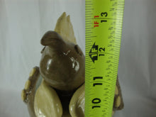 Load image into Gallery viewer, Dale Costner Vale, NC Brown/Blue Folk Art Pottery Chicken Figure Sculpture