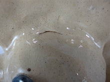 Load image into Gallery viewer, Dale Costner Vale, NC Unsigned Blue/Cream Folk Art Pottery Chicken Figure Sculpture