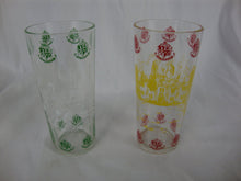 Load image into Gallery viewer, 1950's Colonial Williamsburg Jelly Jar Tumbler Glasses Set of 2