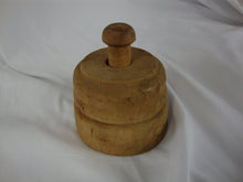 Load image into Gallery viewer, Antique Solid Wood Carved Butter Stamp Mold Press
