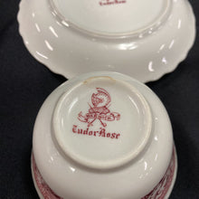 Load image into Gallery viewer, Vintage Warwick Tudor Rose Teacup and Saucer Set