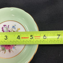 Load image into Gallery viewer, Hammersley and Co. Green with Floral Transfer Teacup and Saucer