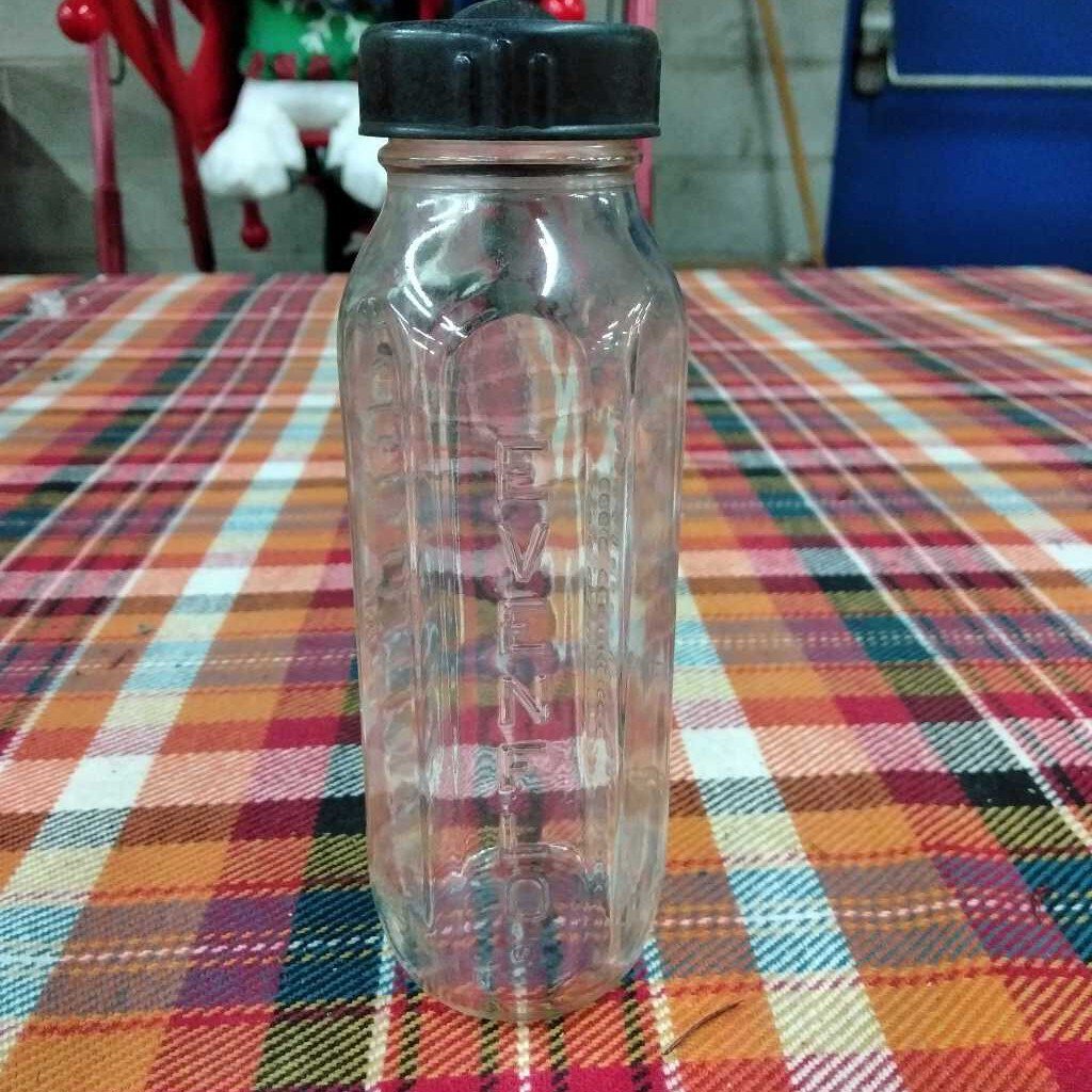 evenflo bottle rings 1950's Evenflo 8 oz. Glass Baby Nursing Bottle with Black Plastic Top – Standpipe Antiques