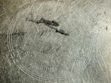 Load image into Gallery viewer, Vintage "Kr... Enduring" Metal Cake Plate and Dome