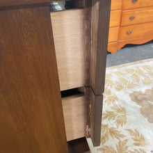 Load image into Gallery viewer, Retro MCM Curved Top Front Four Drawer Highboy Dresser