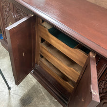 Load image into Gallery viewer, Vintage MCM Solid Wood Buffet Server Sideboard