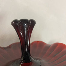 Load image into Gallery viewer, Vintage Anchor Hocking Ruby Red Glass Tidbit Tray