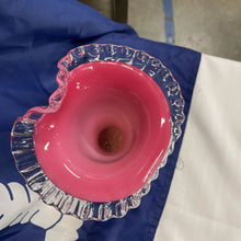 Load image into Gallery viewer, Vintage Fenton Silvercrest Jack in the Pulpit Pink/White Vase