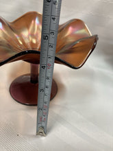 Load image into Gallery viewer, *Compote Bowl, Fenton Antique Carnival, Textured Rays