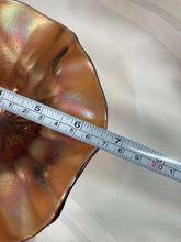 Load image into Gallery viewer, *Compote Bowl, Fenton Antique Carnival, Textured Rays