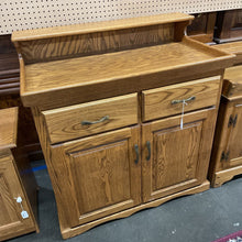Load image into Gallery viewer, Country Farmhouse Oak Dry Sink Storage Cabinet