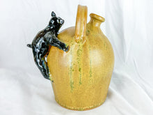 Load image into Gallery viewer, Double-Signed Marvin Bailey "Bear Hugging Jug" Hand-Made Pottery Sculpture