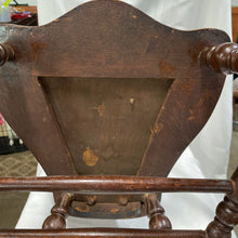 Load image into Gallery viewer, Chair, Vintage Romantic Era Carved, Tiger Oak