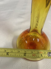 Load image into Gallery viewer, Vintage Rainbow Glass Co. Amberina Bud Vase