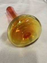 Load image into Gallery viewer, Vintage Rainbow Glass Co. Amberina Bud Vase