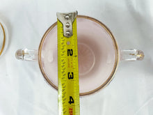 Load image into Gallery viewer, Vintage Pink Hand-Painted Sugar & Creamer Set