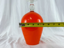Load image into Gallery viewer, Vintage Empoli Italy Cased Orange Glass Vase