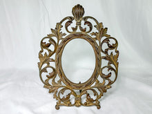 Load image into Gallery viewer, Antique Bronze Victorian Freestanding Picture Frame