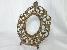 Load image into Gallery viewer, Antique Bronze Victorian Freestanding Picture Frame