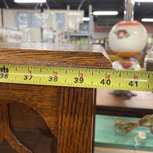 Load image into Gallery viewer, Antique Arts & Crafts Tiger Oak China Hutch Display Cabinet