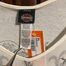Load image into Gallery viewer, Harley Davidson, XL, Womens, Cream, American Freedom 3/4 sleeve, V-Neck