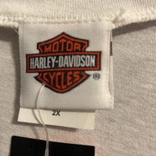 Load image into Gallery viewer, Harley Davidson, 2X,White,V-Neck, Shelton's,Goldsboro NC