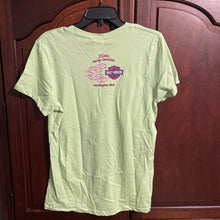 Load image into Gallery viewer, Women's Harley Davidson Historic Voyage XL Lime Green Washington Utah TShirt NWT