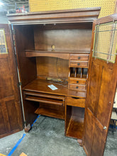 Load image into Gallery viewer, Vintage Armoire-Style Desk, Key Missing *Local Pickup Only*
