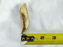 Load image into Gallery viewer, Vintage Large Sterling Silver Gold-Tone Abstract Earrings