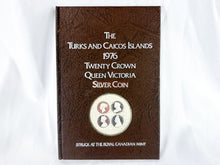 Load image into Gallery viewer, 1976 The Turks and Caicos Islands Twenty Crown Queen Victoria Silver Coin

