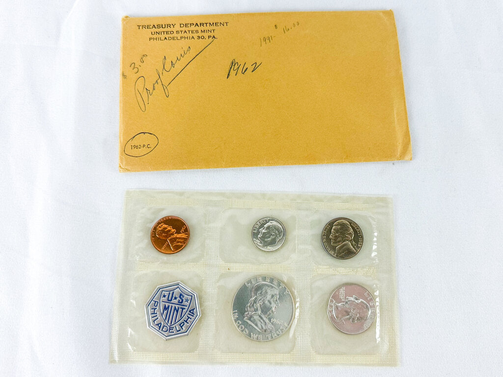 1962 Coin Mint Set, Philadelphia Mint