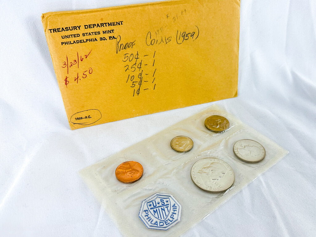 1959 Coin Mint Set, Philadelphia Mint