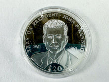 Load image into Gallery viewer, American Mint 999 Silver President John F. Kennedy Coin

