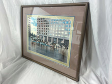 Load image into Gallery viewer, Vintage Framed Signed "Horses of History: The Mustangs of Las Colinas" Print by Donald Mitchell