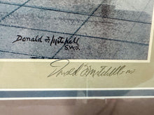 Load image into Gallery viewer, Vintage Framed Signed "Horses of History: The Mustangs of Las Colinas" Print by Donald Mitchell