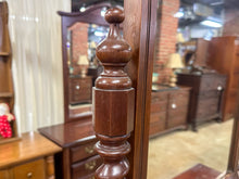 Load image into Gallery viewer, Antique Empire Barley Twist Shaving Dresser Mirror