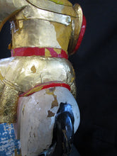 Load image into Gallery viewer, Antique Solid Wood Hand Carved &amp; Hand Painted Chinese Warrior on War Horse *LOCAL PICKUP ONLY!*
