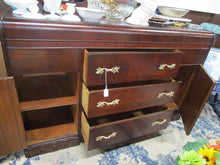 Load image into Gallery viewer, Vintage Art Deco Waterfall Buffet Server Sideboard
