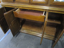 Load image into Gallery viewer, Vintage Universal Furniture Two Piece Glass Door China Hutch Display Cabinet
