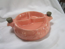 Load image into Gallery viewer, Vintage Hankscraft Pink Ceramic Nursery Rhyme Divided Children&#39;s Warming Dish
