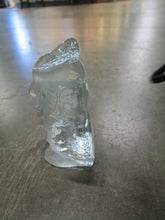 Load image into Gallery viewer, Vintage Handmade Viking Clear &amp; Frosted Glass Owl Figurine
