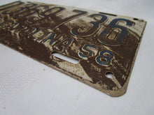 Load image into Gallery viewer, 1958 South Carolina D369736 Car Tag Automobile License Plate
